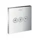 Hansgrohe-HG-Absperrventil-Unterputz-ShowerSelect-Fertigset-3-Verbraucher-chrom-15764000 gallery number 1